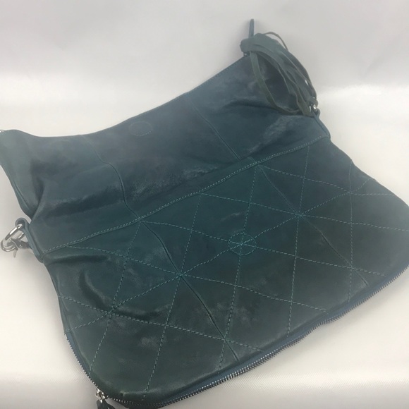 Chez by Cheryl Green Rectangular Bag Flap Zipper - Picture 13 of 15